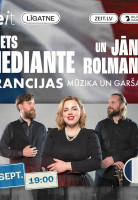 FRANCIJAS MŪZIKAS UN GARŠAS VAKARS | Duets Mediante un Jānis Rolmanis attēls
