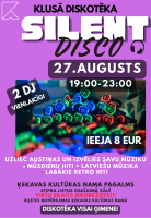 SILENT DISCO jeb Klusā diskotēka attēls
