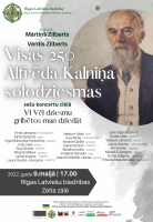“Visas Alfrēda Kalniņa 250 solodziesmas sešos koncertos” | Cikla noslēguma koncerts attēls