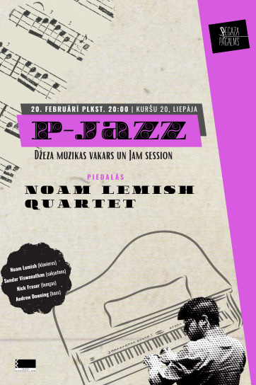 P-JAZZ | Noam Lemish Quartet + Jam Session attēls