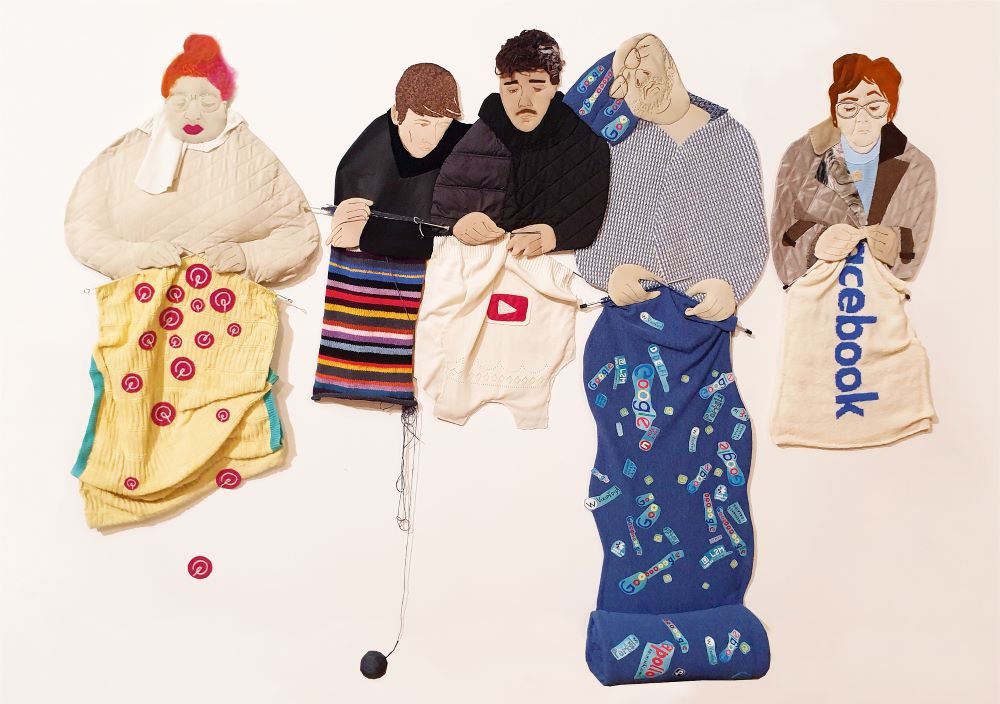 Latvijas Mākslas akadēmijas Tekstila katedras studentu darbu izstāde  Cilvēka trajektorijas attēls