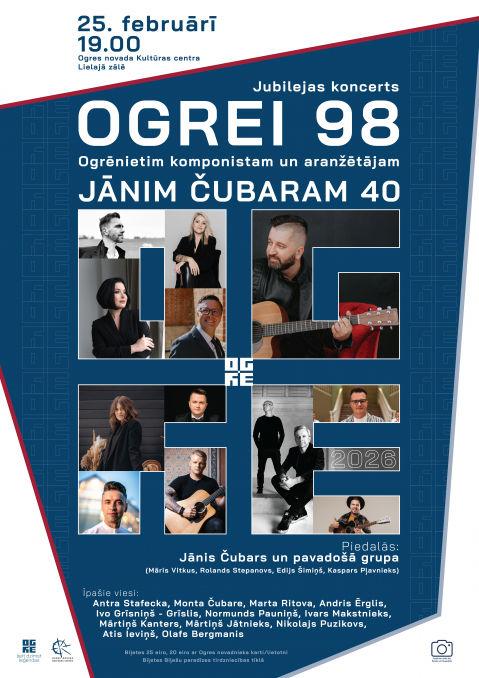 Jubilejas koncerts OGREI 98 | Ogrēnietim komponistam un aranžētājam JĀNIM ČUBARAM 40 attēls